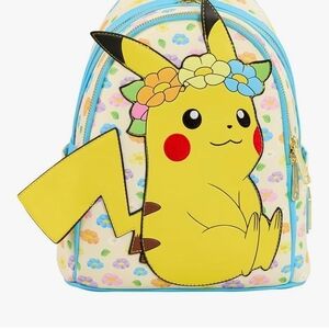 Loungefly Backpacks Pokemon Pikachu Floral Crown Mini Backpack